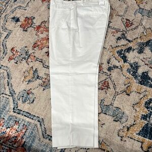 Banana Republic White Crop Pants size 10